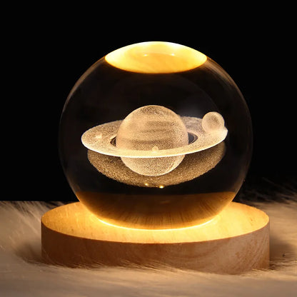 Crystal Ball Night Lamp Projection