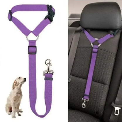 Pet Car Seat Belt &amp; Harness Safety And Style