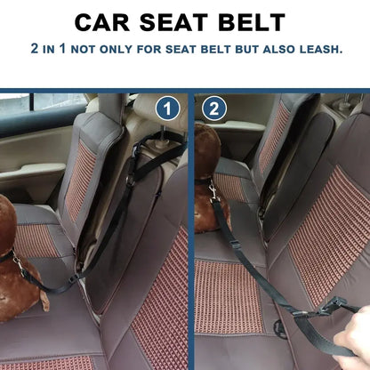 Pet Car Seat Belt &amp; Harness Safety And Style