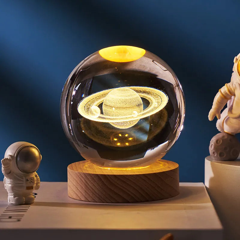 Crystal Ball Night Lamp Projection