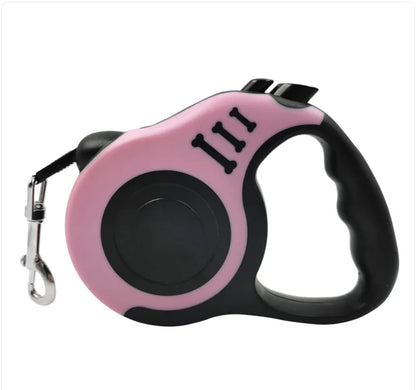 Pet Automatic Retractable Leash with Bone Print