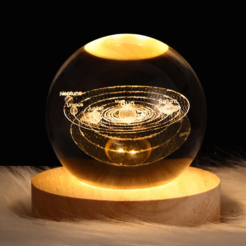 Crystal Ball Night Lamp Projection