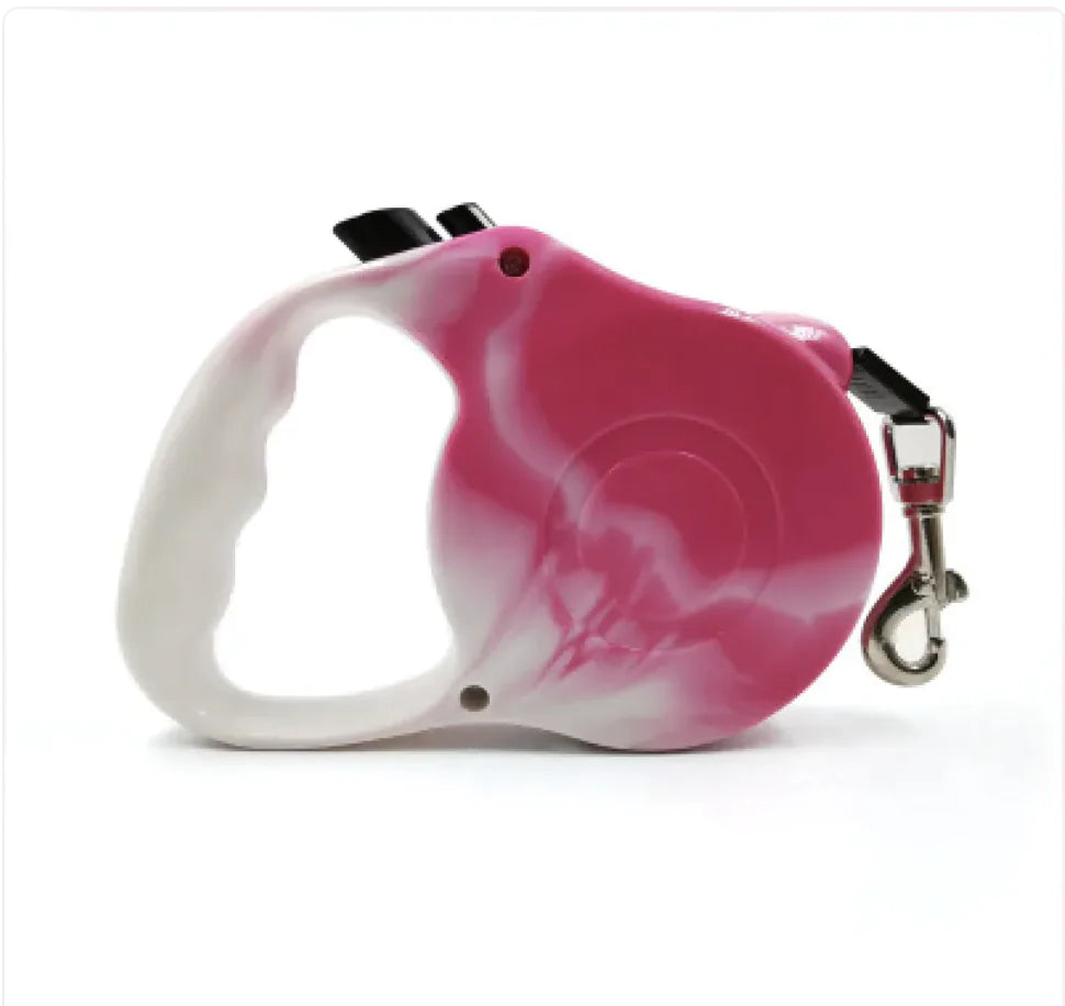 Pet Automatic Retractable Leash with Bone Print