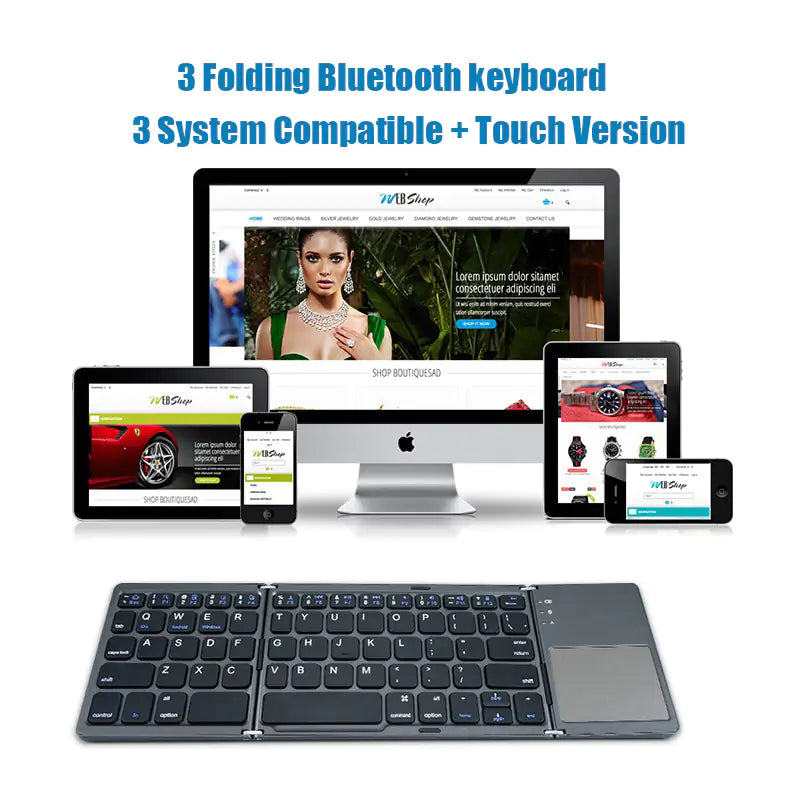 The Ultimate Triple Folding Keyboard