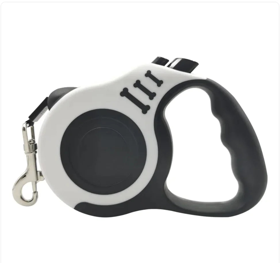 Pet Automatic Retractable Leash with Bone Print