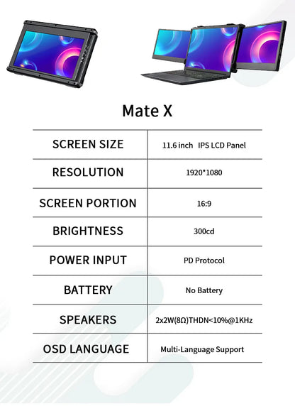 Compact 11.6&quot; HD Mobile Display Monitor