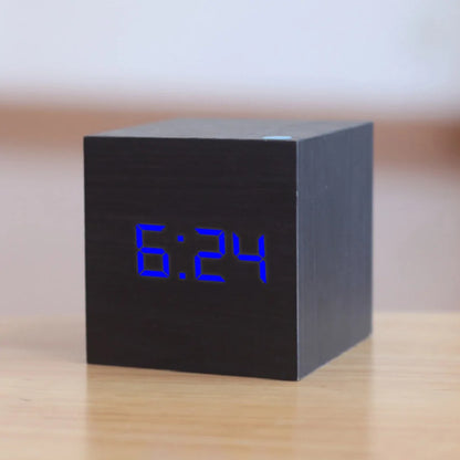 New Qualified Digital Wooden LED Alarm Clock