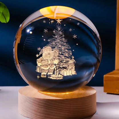 Crystal Ball Night Lamp Projection